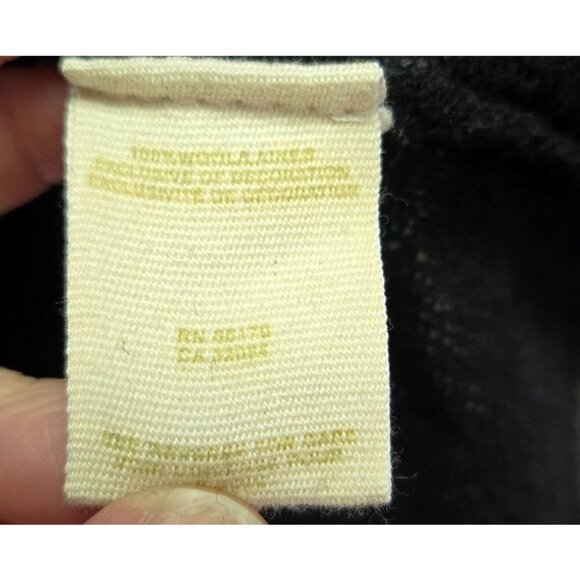 Free People Wool Black Long Sleeve Knit Tunic Floral Embroidered Henley Button P - Picture 6 of 13